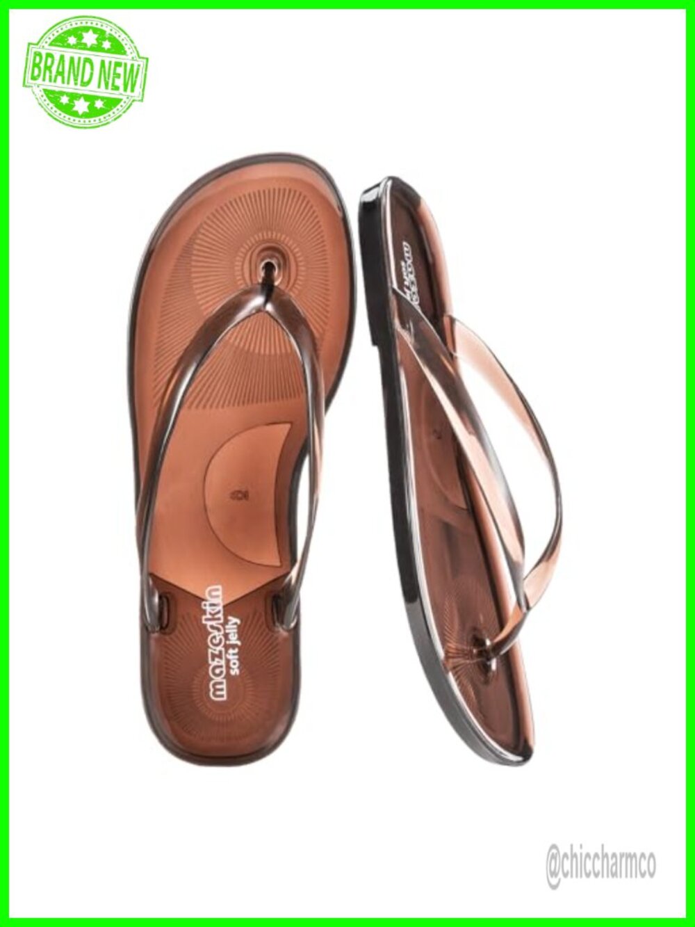 Ultra-Soft Jelly Flip Flops | Waterproof Beach Sandals Non Slip Casual